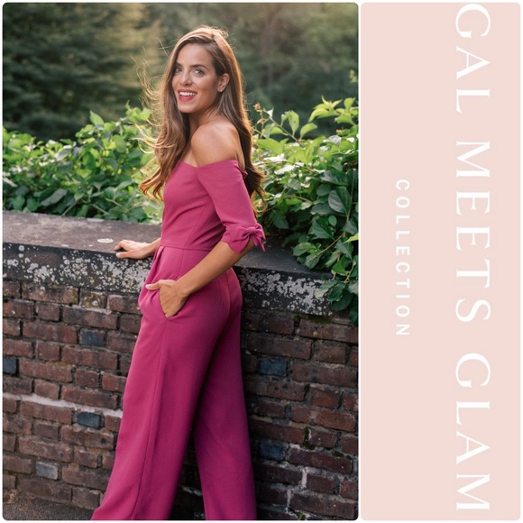 Gal Meets Glam Meredith Crepe Jumpsuit - Picture 3 of 8